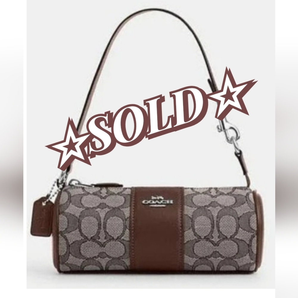 ☆SOLD!☆Coach Brown and Gray Women's Bag